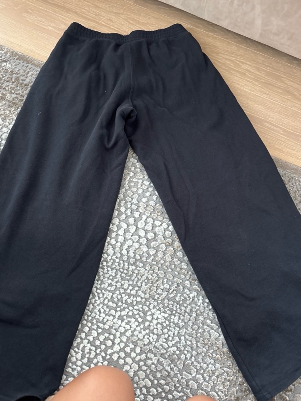 Hollister Kids Black Wide-Leg Sweatpants
